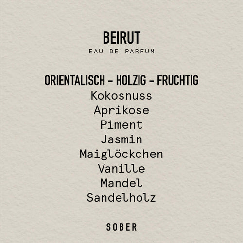 SOBER BEIRUT - Eau de Parfum