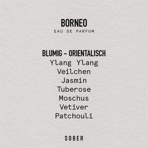 SOBER BORNEO - Eau de Parfum