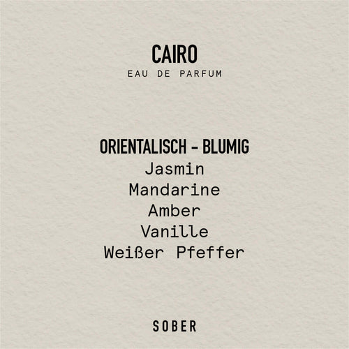 SOBER CAIRO - Eau de Parfum