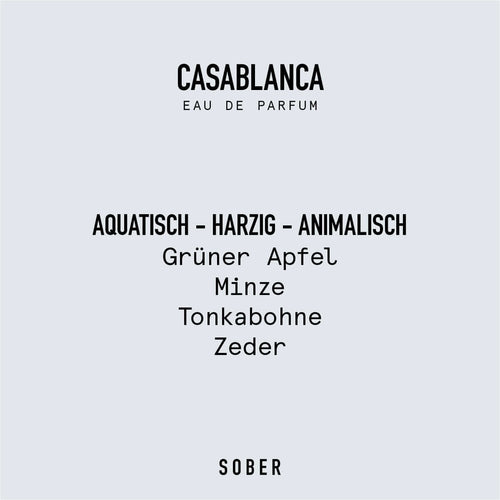 SOBER CASABLANCA - Eau de Parfum