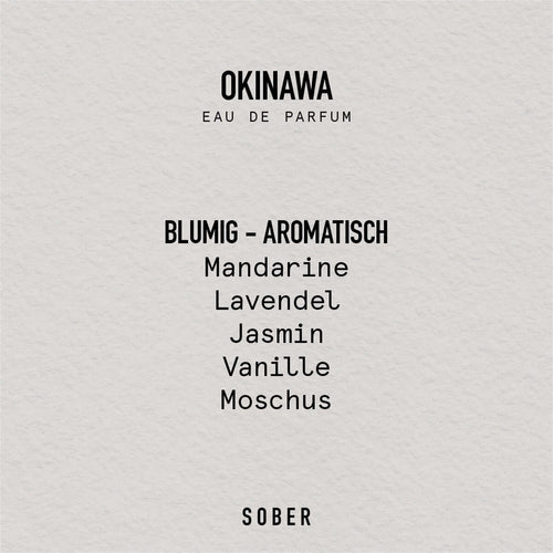 SOBER OKINAWA - Eau de Parfum