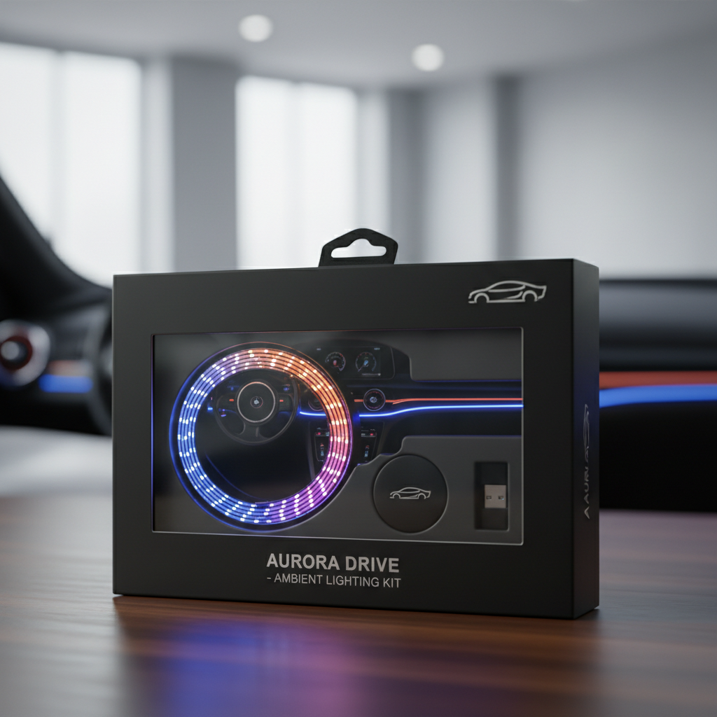 Dashboard ambient strip gift-ready packaging